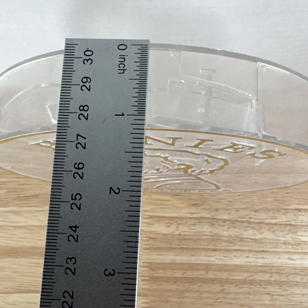 Vintage Plastic Coin Shaped Manual Coin Sorter 